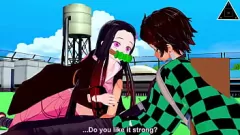 Reproduzir Punheta rápida para Tanjiro em Demon Slayer: Anime 3D Hentai sem censura