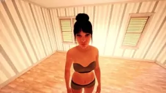 Afspelen Rondborstig tiener anime meisje in 3D VR pornospel