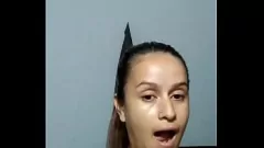 Play Big Ass Latina Teen Spies on Stepfather with Webcam